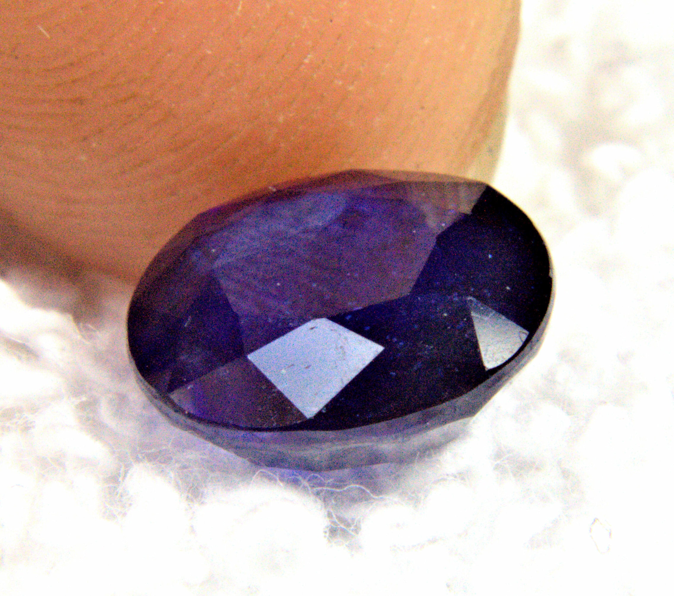 CERTIFIED Blue Included Sapphire 9x8mm Loose Gem - 3.72 Ct - No