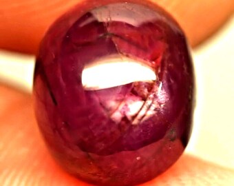 Composite Star Ruby 11x9mm Loose Ruby - 10.38 Ct - Etsy