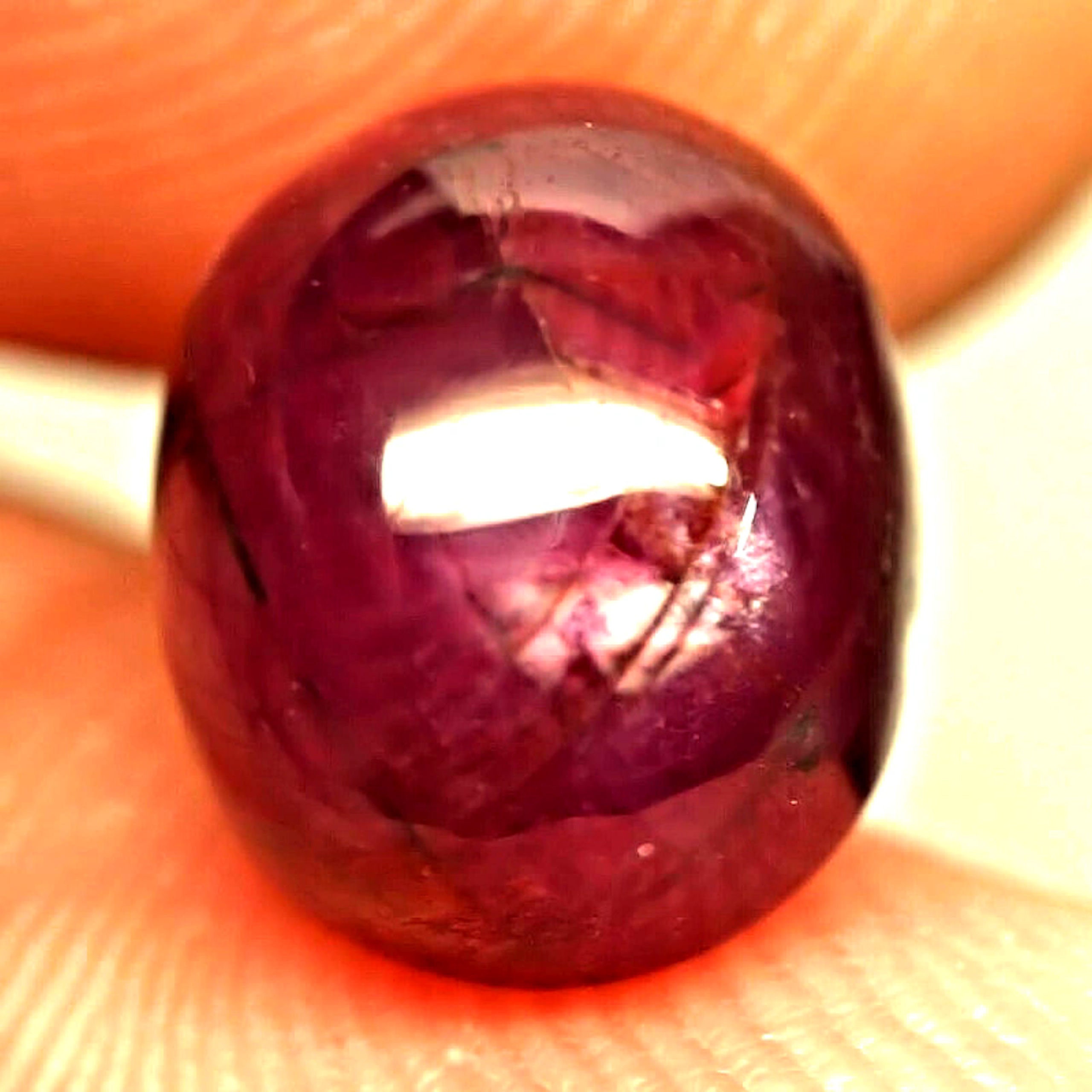 Composite Star Ruby 11x9mm Loose Ruby - 10.38 Ct - Etsy