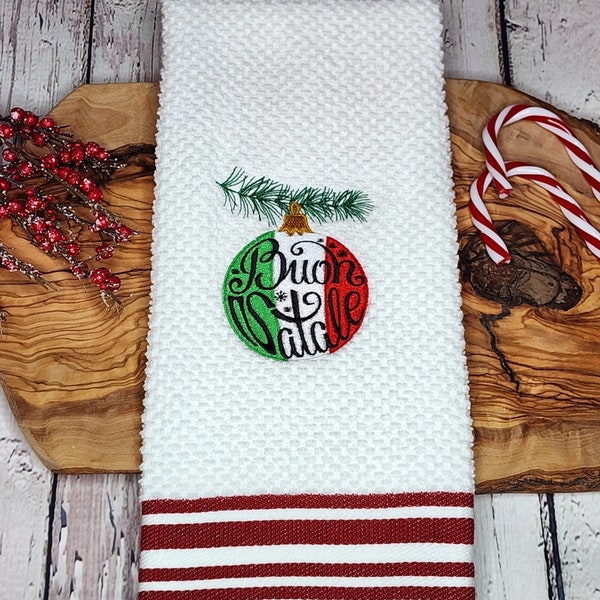 Buon Natale Kitchen Towel - Italian Christmas