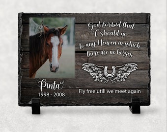 Digital File NO SHIPPING REQUIRED Pet Loss Gift Personalised Loss of a Horse Gift Horse Remembrance Custom Horse Memorial Portrait
