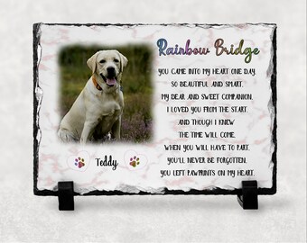 rainbow bridge pet memorial stones
