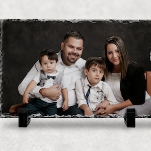 Personalized Photo Slate Plaque, Valentines Day Gift idea, Personalized Picture gift, Picture Keepsakes, Picture frame unique idea