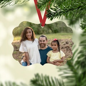 Personalized Family picture ornament, Picture ornament Christmas ornament, Keepsakes Family picture ornament, Keepsakes