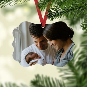 Personalized Family picture ornament, Keepsakes Picture ornament, Christmas gift, Popular ornaments, Christmas tree decor