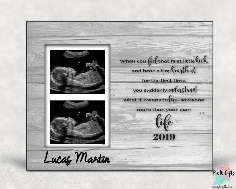 Personalized Ultrasound Picture Frame With Opening 4x6 Picture Etsy