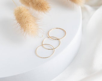 Thin 14k solid gold stacking rings in various styles. Real 14k gold NOT plated *sizes on style 2 run slightly large*