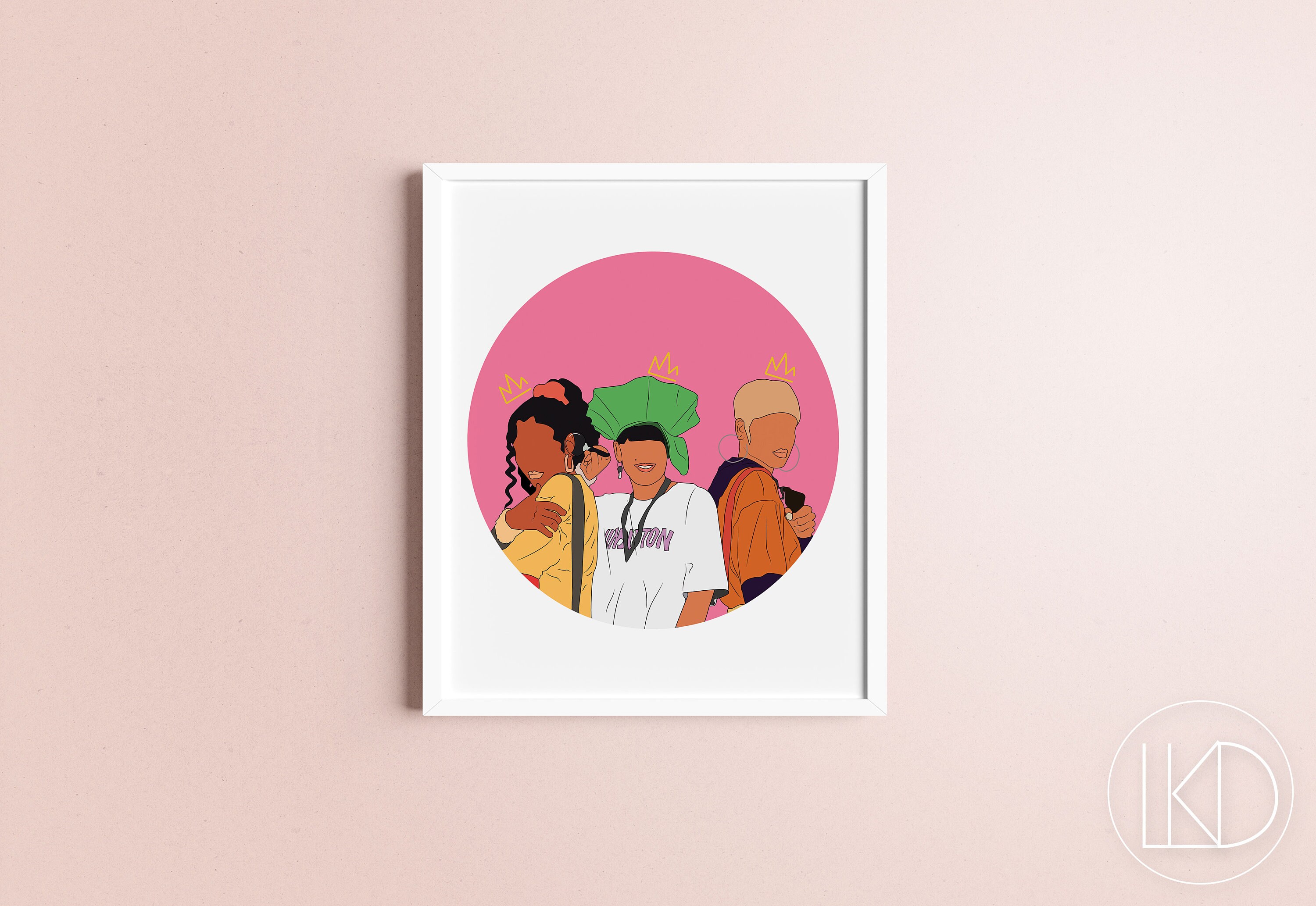 Tlc Digital Painting Printable Wall Pop Art Black Art 90s Etsy Tlc Digital Painting Printable Wall Pop Art Black Art 90s Etsy