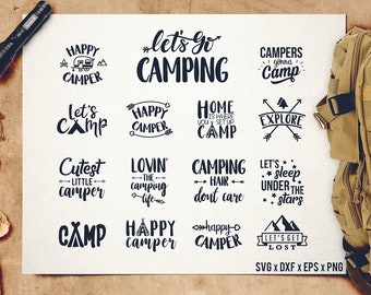 Camping svg | Etsy