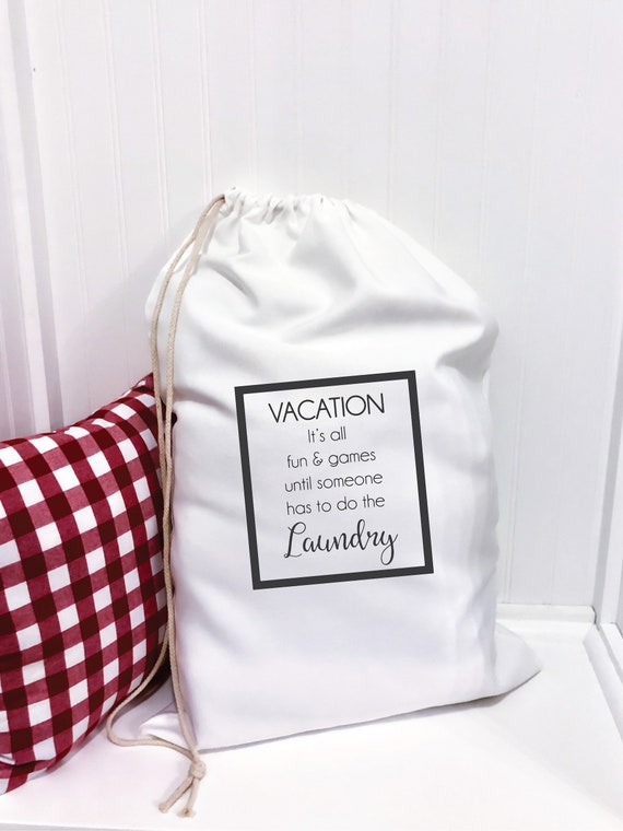 Vacation Laundry Bag Large Laundry Bag for Travel or Home - Etsy