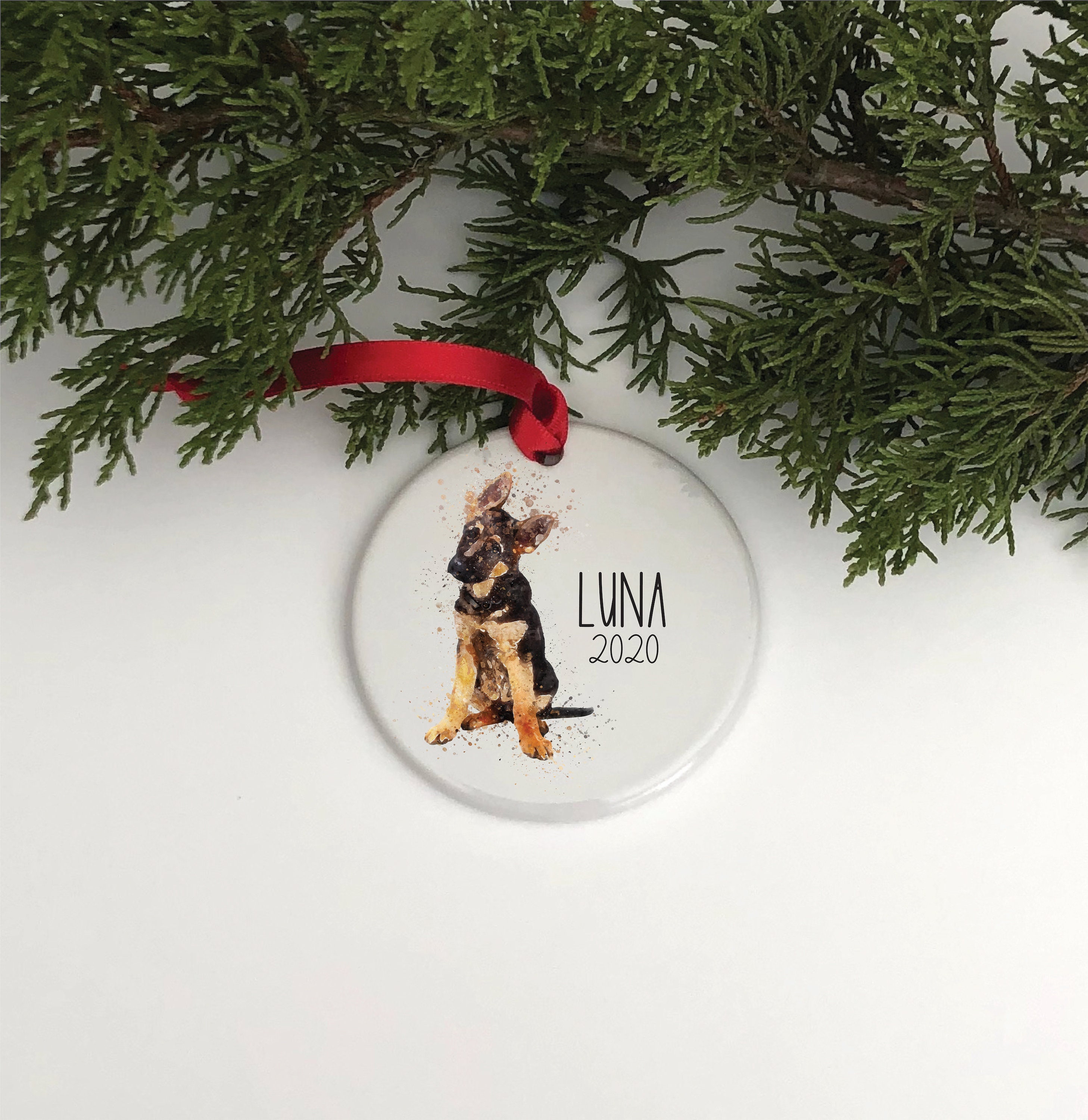 Custom Dog Ornament, Custom Dog Christmas Ornament, Dog Ornaments, Ge…