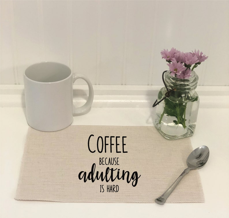 Coffee Bar Accessories Coffee Bar Decor Keurig Mat Coffee Etsy