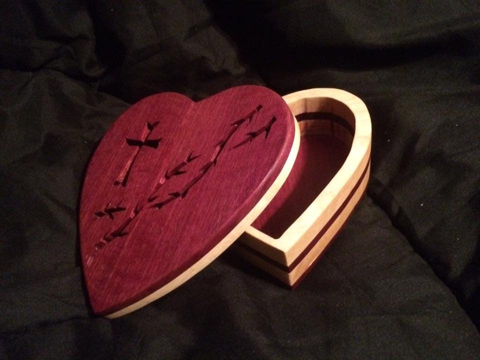 Scroll Saw Box Template Sacred Heart Rosary Box Etsy Scroll Saw Box Template Sacred Heart Rosary Box Etsy