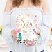Spa Birthday Invitation Glam, Pamper Mani Pedi Nails Makeup Spa Party Girl Invite Spa Party, Pijamas and Pampering digital DIY printable 