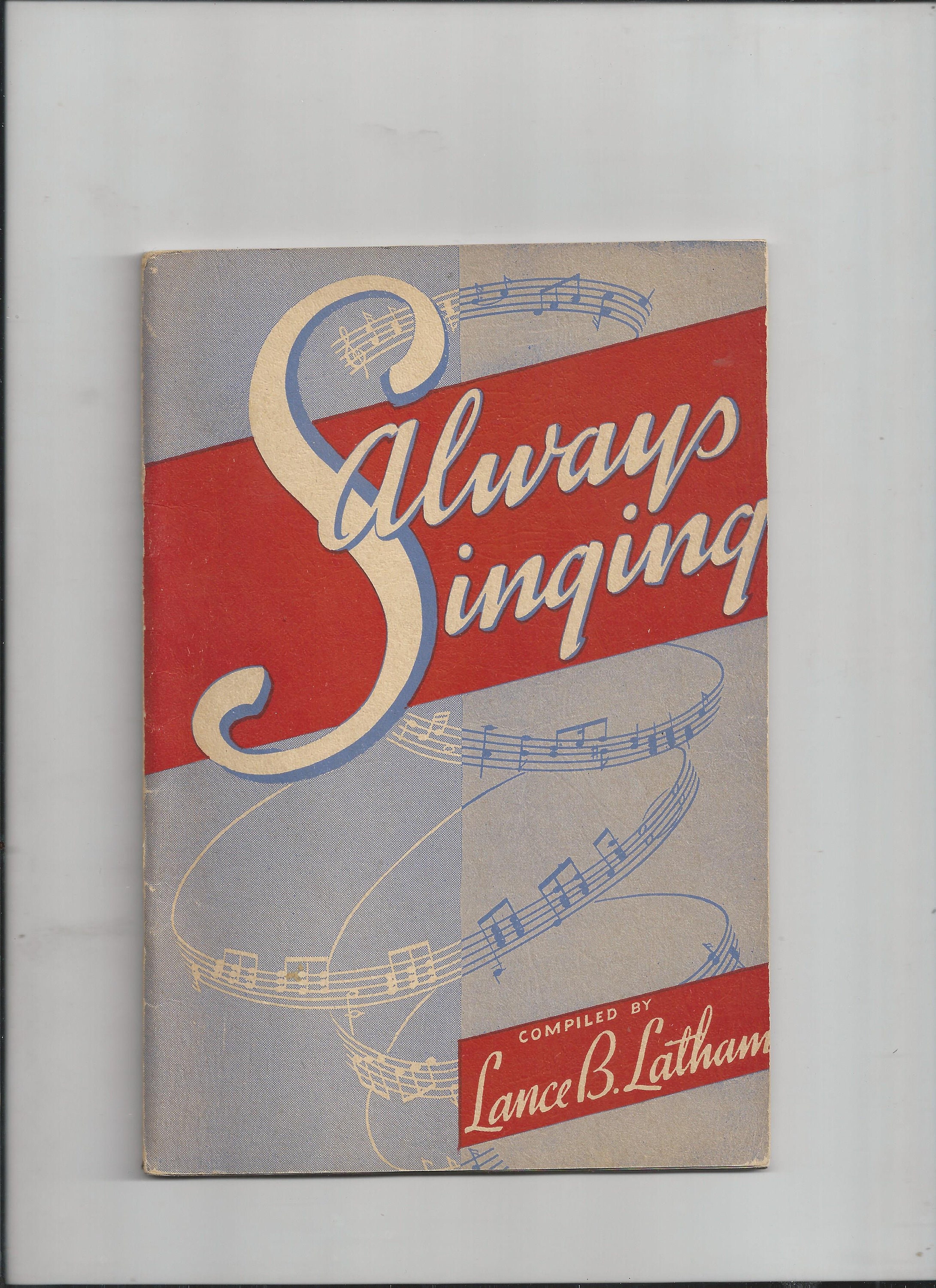 Always Singing, New Chorus Collection by Lance B. Latham Etsy