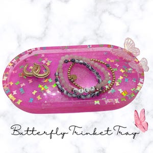 Butterfly Trinket Dish | Resin Ring Dish | Jewelry Tray