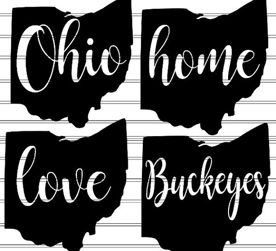 Download Ohio script love home buckeyes Ohio shirt svg files | Etsy