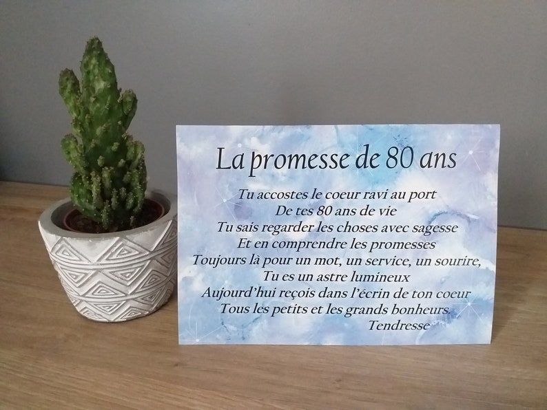 carte baptême 80 ans