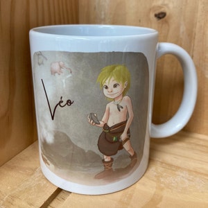 Cro-Magnon first name mug for personalized gift, Christmas, birthday...