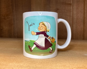 Mug prénom Bretonne pour cadeau personnalisé noël, anniversaire...