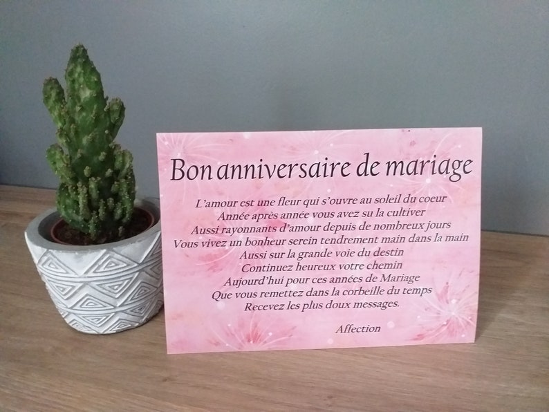 carte baptême anniversaire mariage