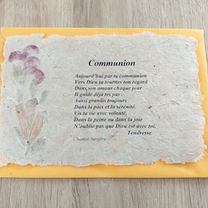 carte communion