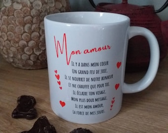 Mug my love, customizable, Valentine's Day gift
