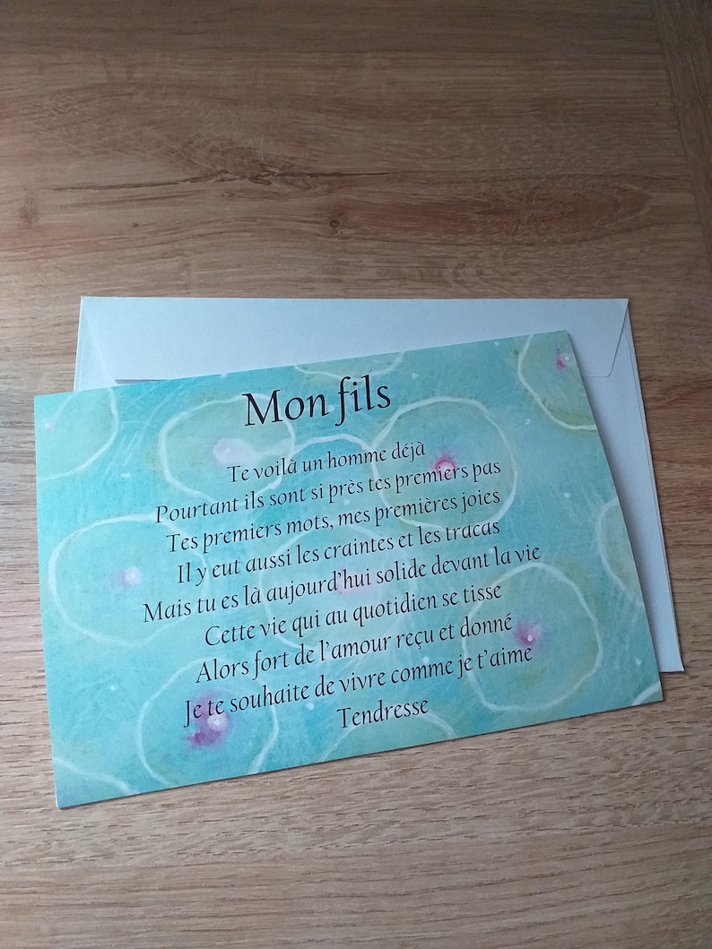 carte poème Maman image 10