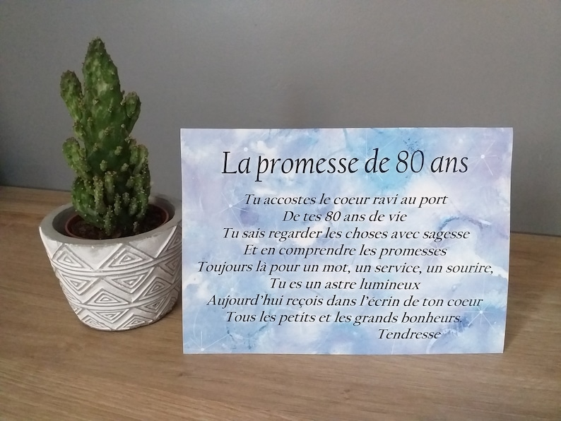 carte anniversaire 100 ans 80 ans