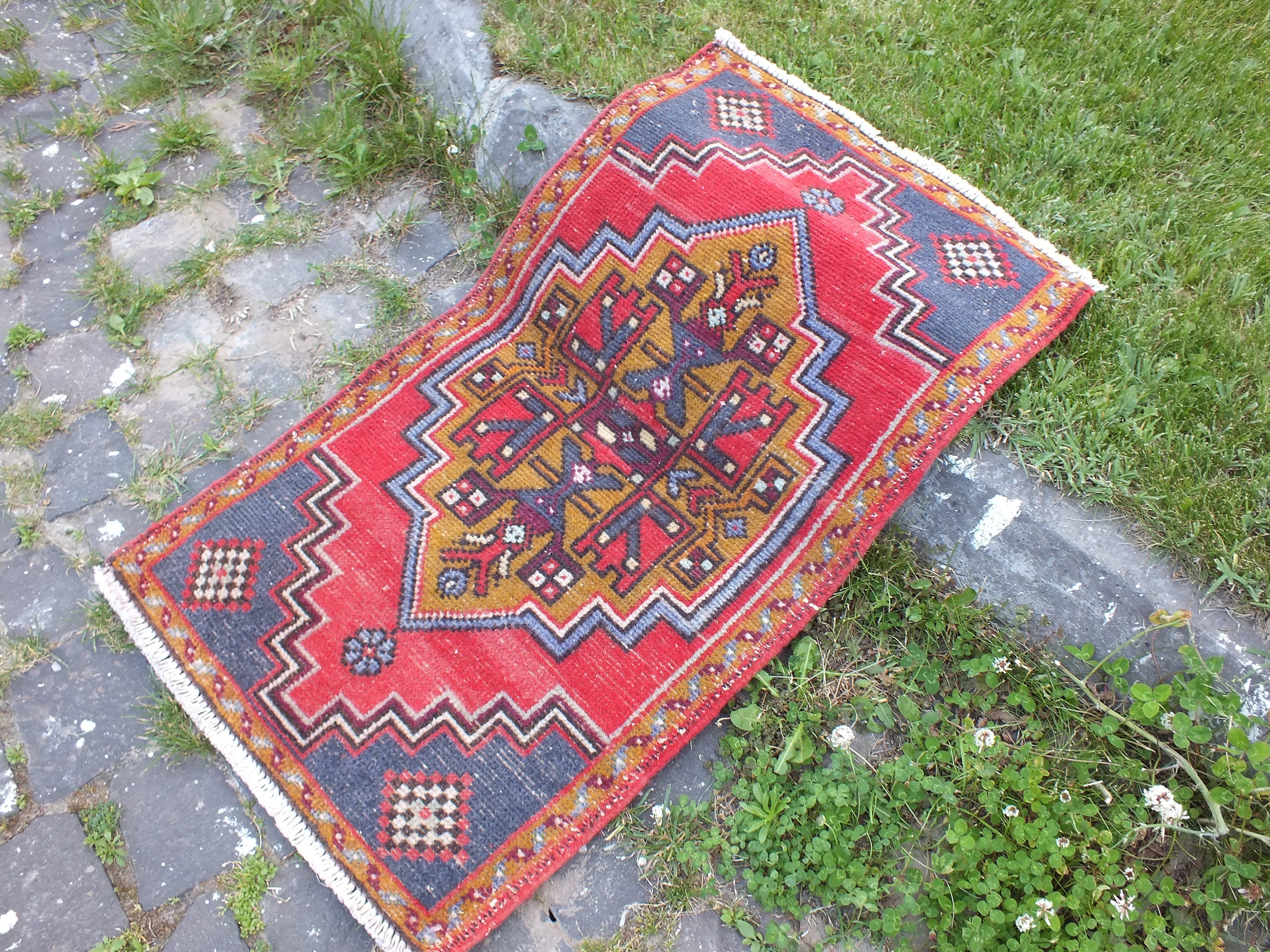 Small Rug Decorative Rug Mini Rug Doormat Rug 98 x 55 cm Etsy