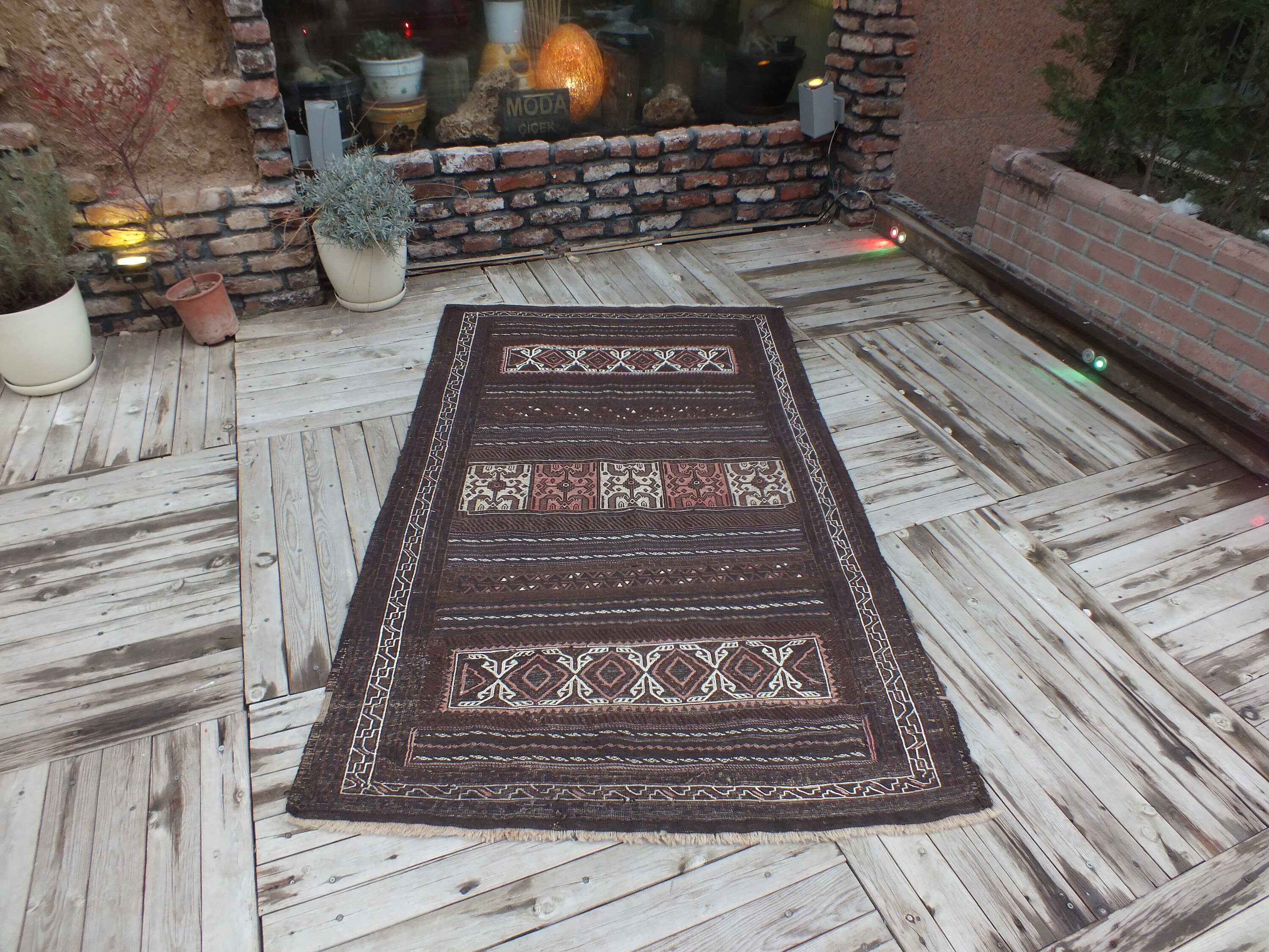 Rug Antique, Rugit Kurde, Rugon Unique, Rugis de Plancher Boho, Turc, Ruget Brodé, Expédition Libre,