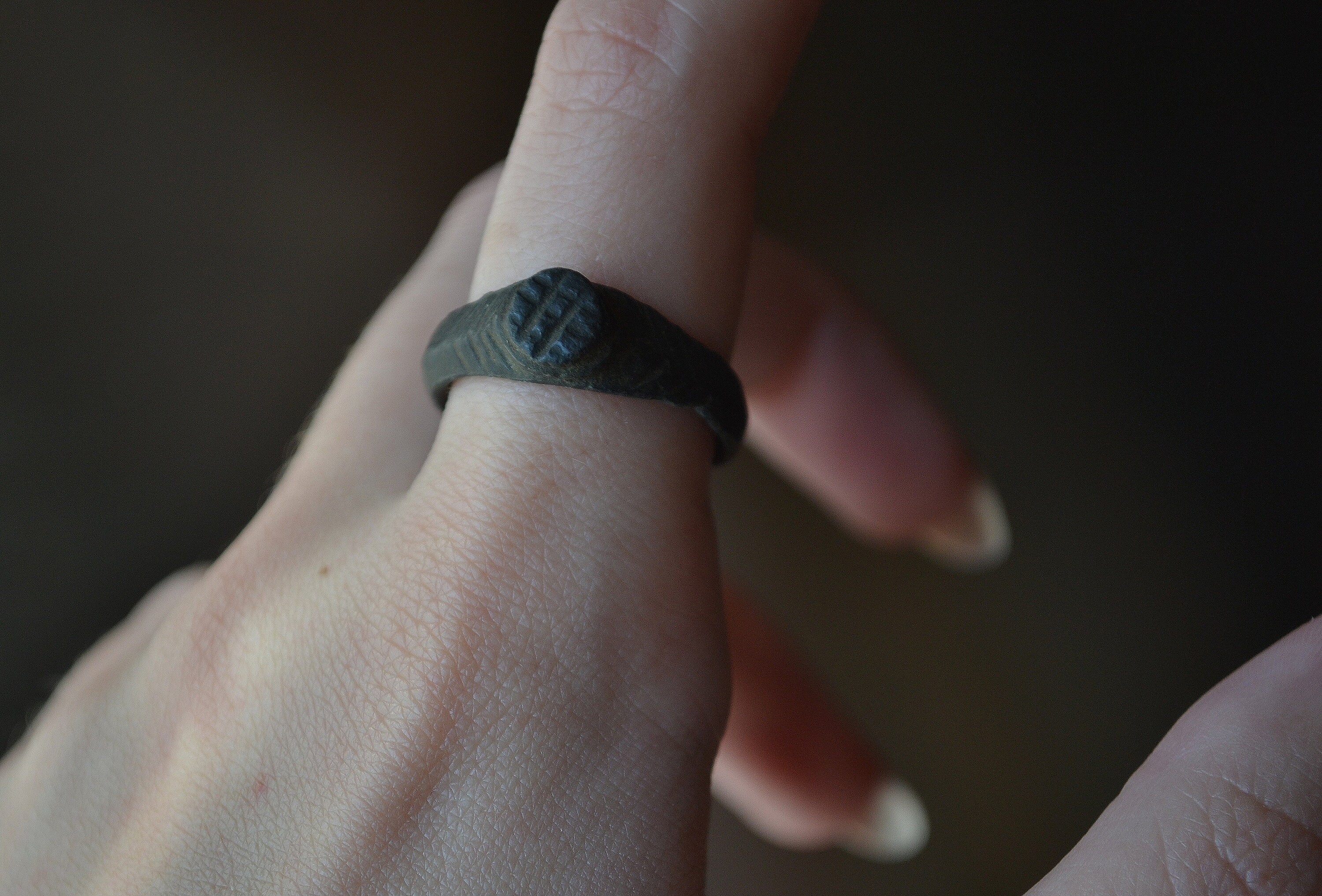 Authentic Viking Ancient Ring Ring of Vikings with Runic Etsy