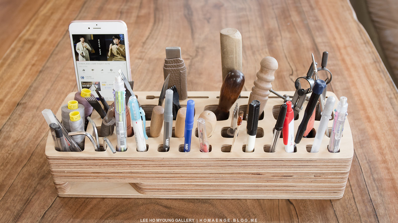 Tool Rack Wood Speaker Tool Box Leather Craft Toolrack Etsy