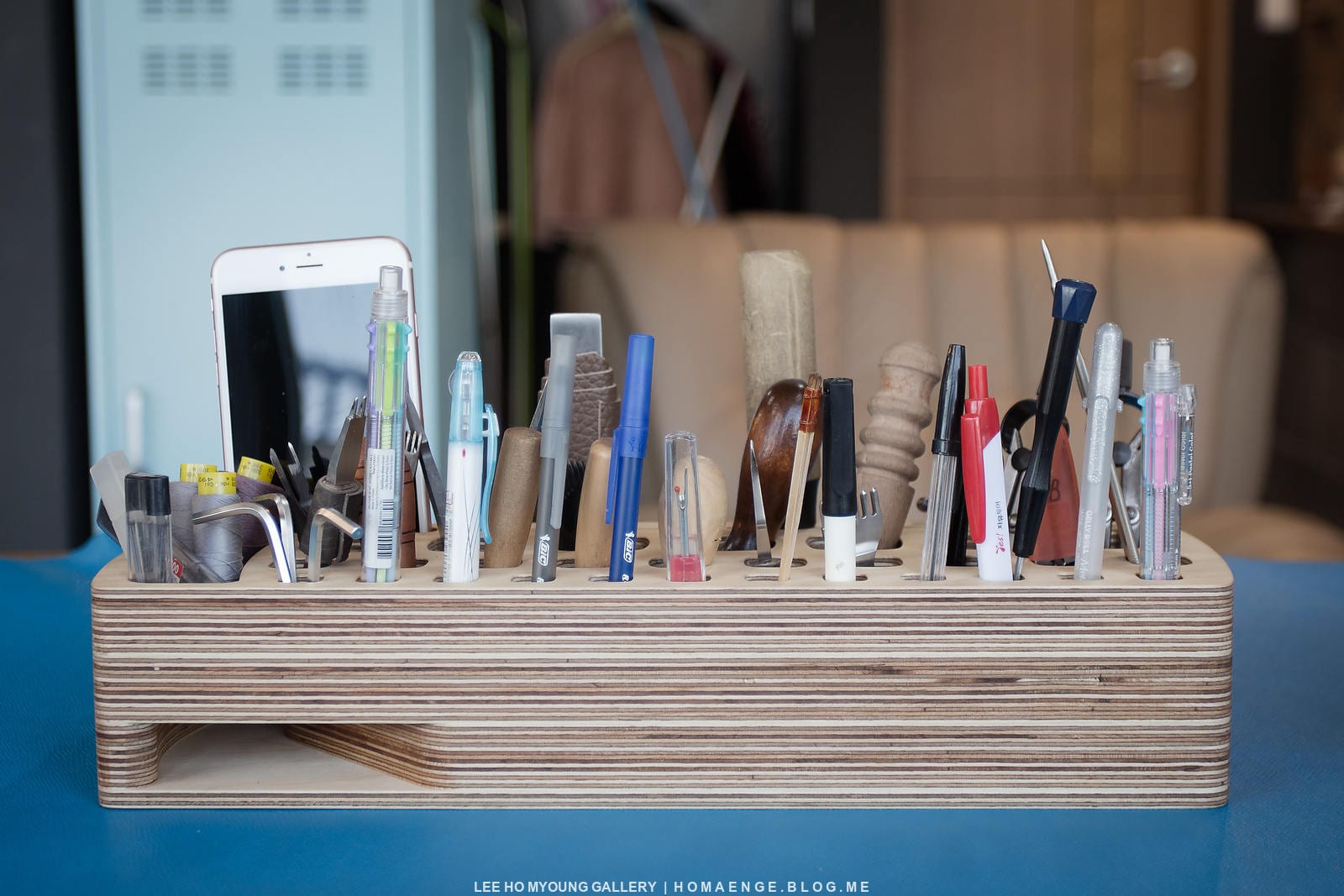 Tool Rack Wood Speaker Tool Box Leather Craft Toolrack Etsy UK