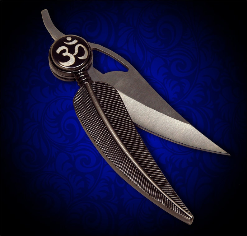 Featherblade CustomEngraved Feather Knife with Etsy