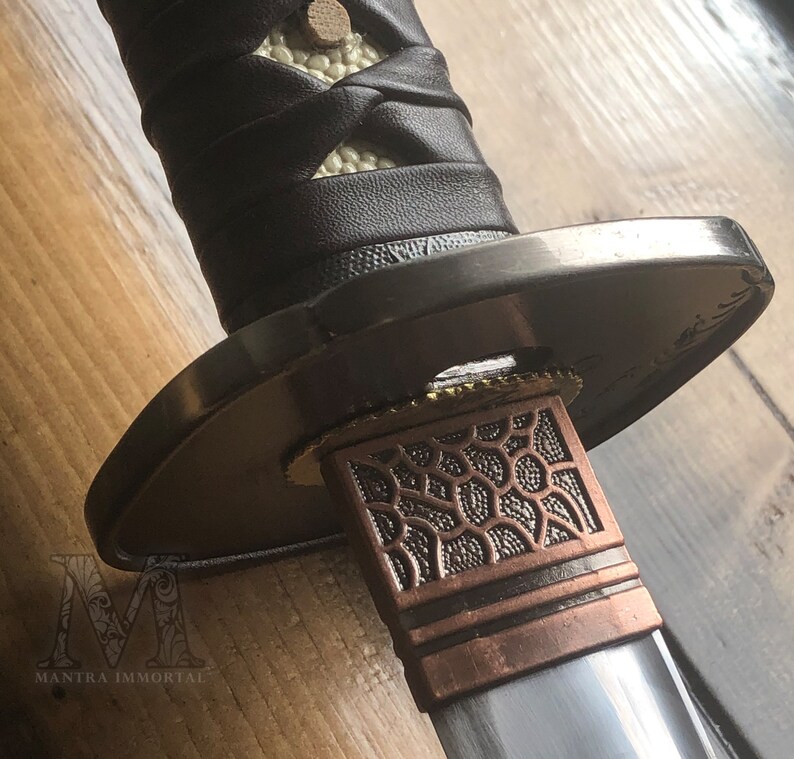 Custom Engraved Samurai Sword Functional and Personalized, Shoulder-Slung Clan Sakai Katana with Free Engraving image 2