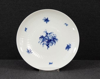 A Vintage Rosenthal 'Romance In Blue' Breakfast Plate, Side Plate or Lunch Plate