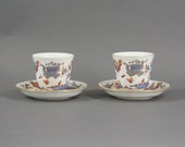 Set of two Imari Cups and Saucers