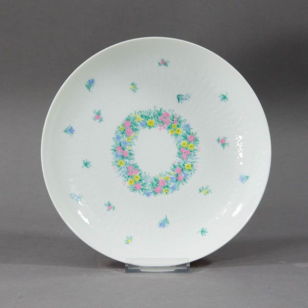 A Vintage Rosenthal Studio Line 'Romance Garland'  Pasta Plate or Soup Plate designed by Bjorn Wiinblad