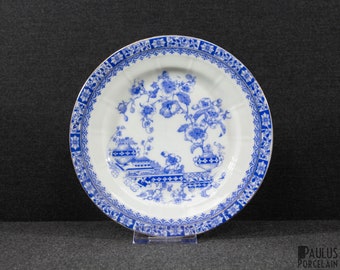 A Tuppack China Blue Tiefenfurt Silesia Breakfast Plate or Lunch Plate