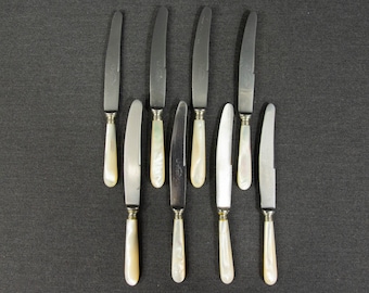 A Nice Set of 8 Vintage Knives made by Stroma in Holland