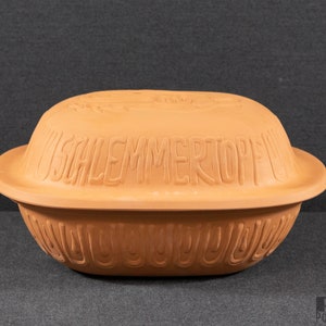 Vintage Romertopf Clay Lidded Terracotta Kitchen Dutch Oven Bread
