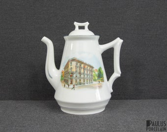 An Antique Richard Ginori Torino Teapot or Coffee Pot