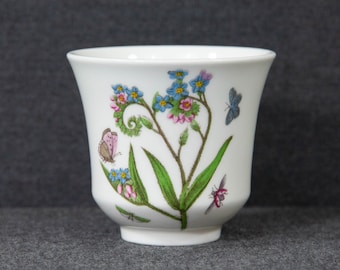 A Vintage Portmeirion  The Botanic Garden 'Forget-Me-Not'  Espresso Cup or Small Vase