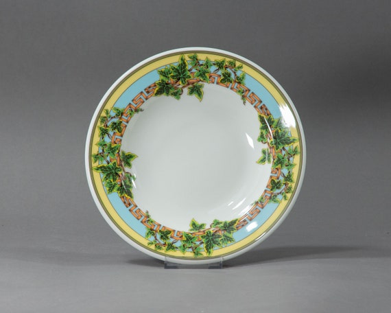 Rosenthal Versace Ivy Leaves Passion Soup Plate Etsy UK