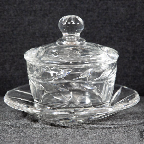 Crystal Butter Dish Etsy