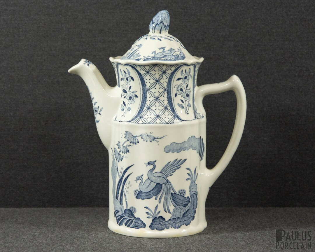 A Vintage Furnivals Ltd. Old Chelsea Teapot Etsy Australia