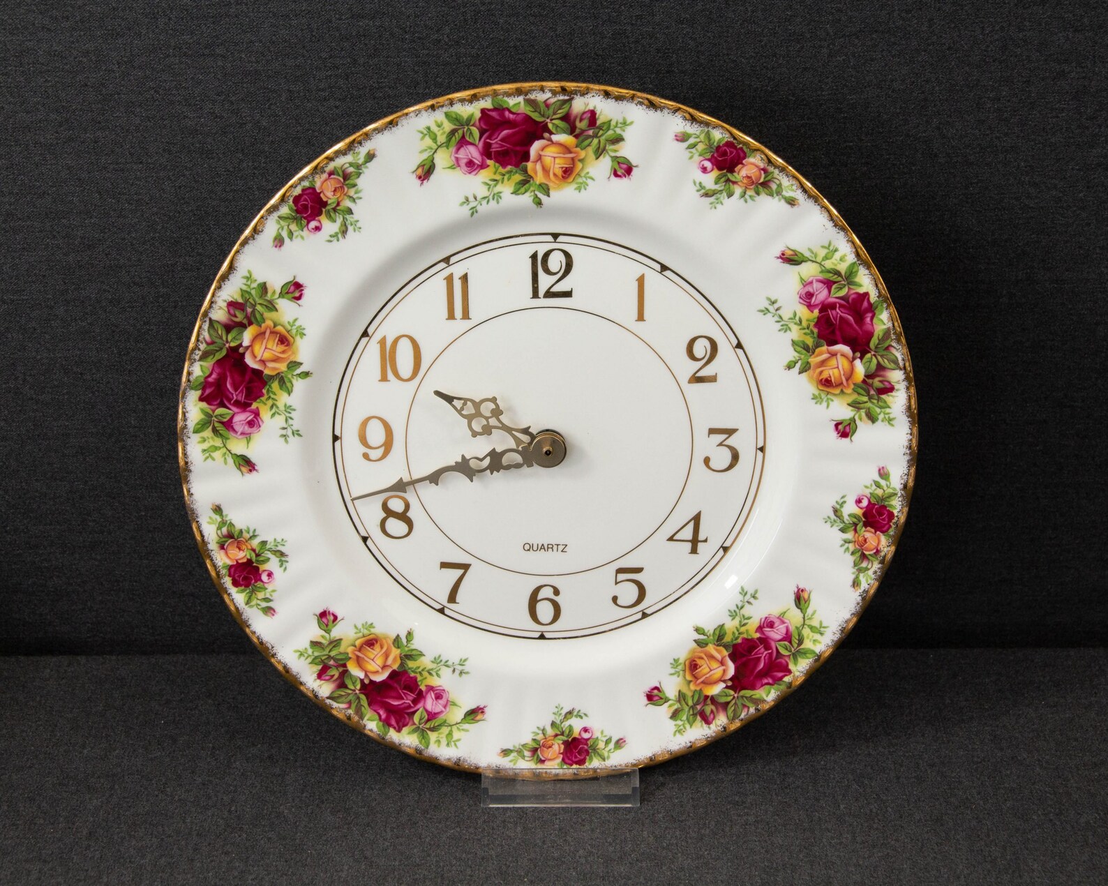 Royal Albert Old Country Roses Wall Clock Etsy
