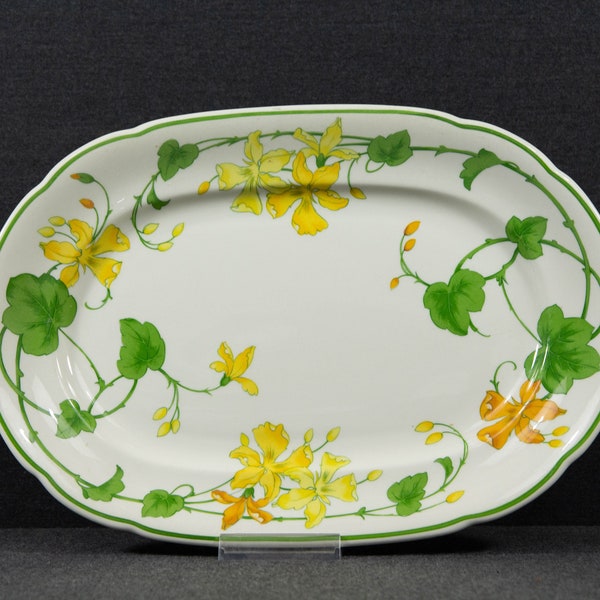 A Beautiful Vintage Villeroy & Boch Geranium Medium Serving Platter