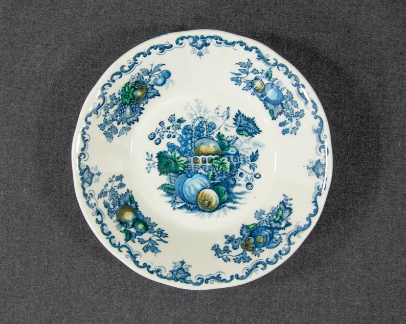 Mason's Ironstone Fruit Basket Dessert Bowl | Etsy